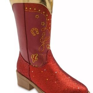 Disney Red and Gold Toy Story Cowgirl Boots